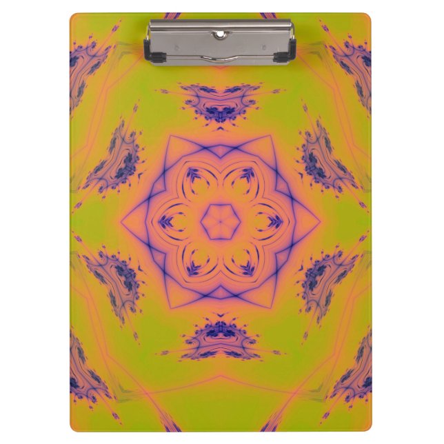 Porte-bloc Plage Coucher de soleil Dégradé Mandela (Devant)