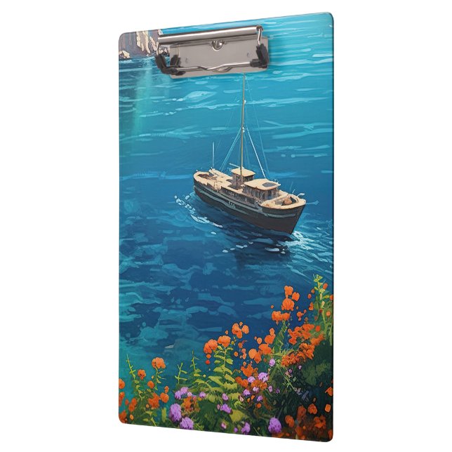 Porte-bloc Plage en Grèce  (Gauche)
