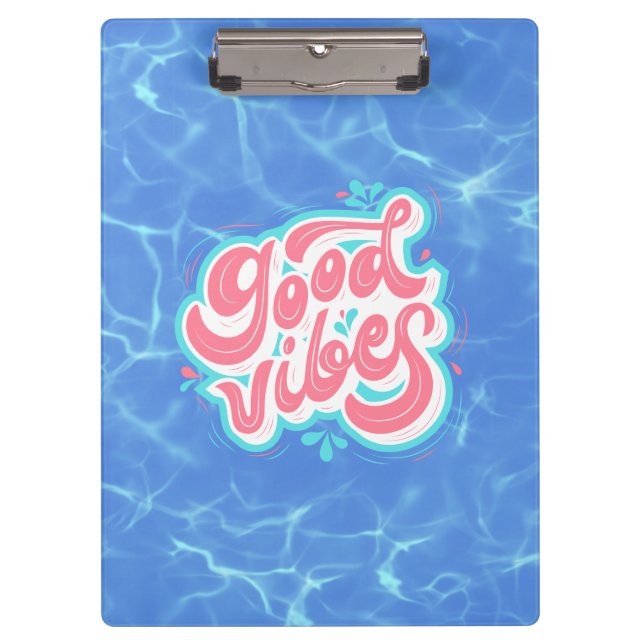 Porte-bloc Plage/piscine Good Vibes (Devant)