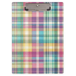 Porte-bloc Plaid au printemps/Pâques/tartan