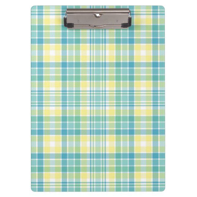 Porte-bloc Plaid en pastel (Devant)