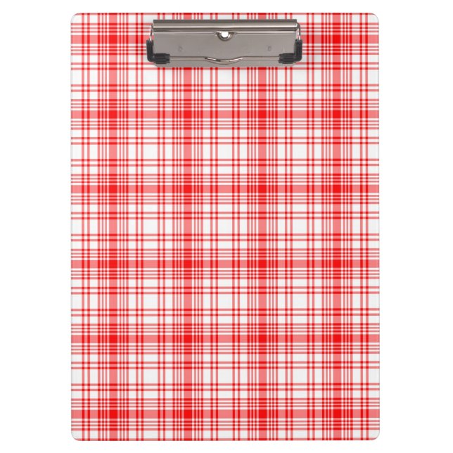Porte-bloc Plaid rouge (Devant)