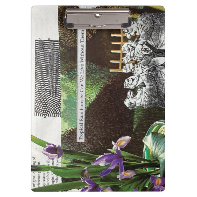 Porte-bloc Plaisanterie politique drôle Forêt Changement clim (Devant)