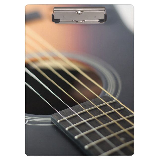 Porte-bloc Plan rapproché de guitare de rayon de soleil (Devant)