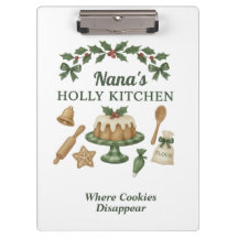 Planche à pince de la cuisine de Noël de Nana — Cl