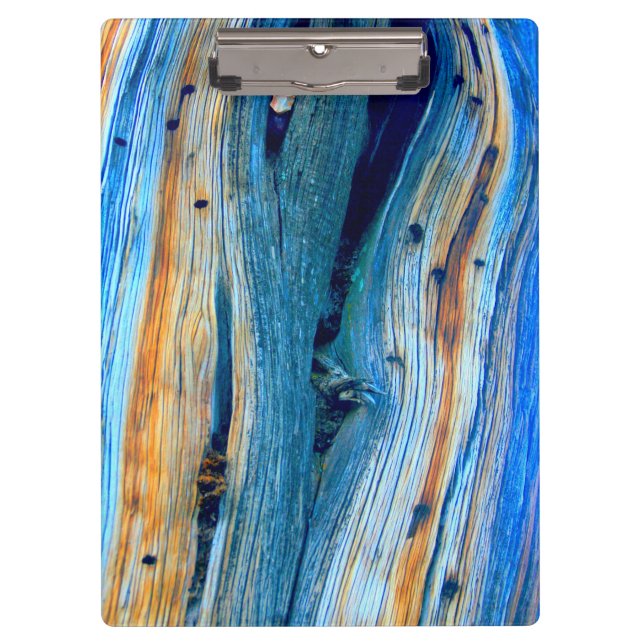 Porte-bloc planches patinées à genévrier (Devant)