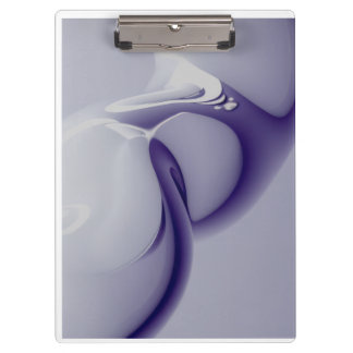 Porte-bloc Planificateur à spirale d'art fluide violet minima