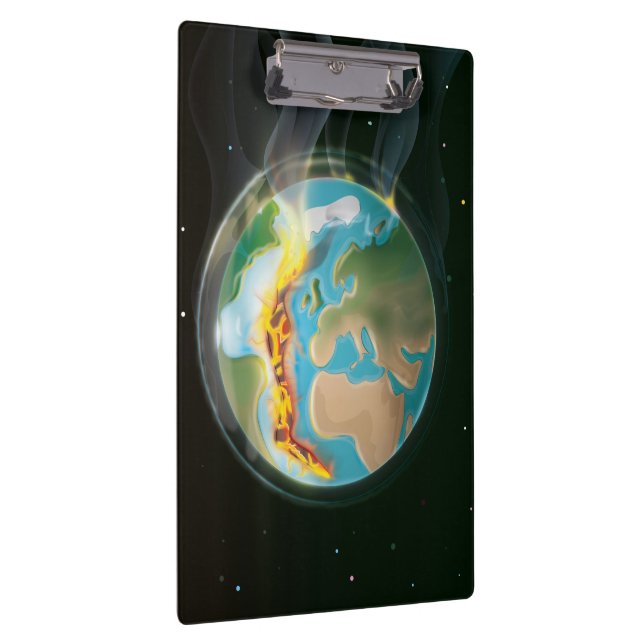 Porte-bloc Plaques tectoniques de la planète Terre (Swatch)