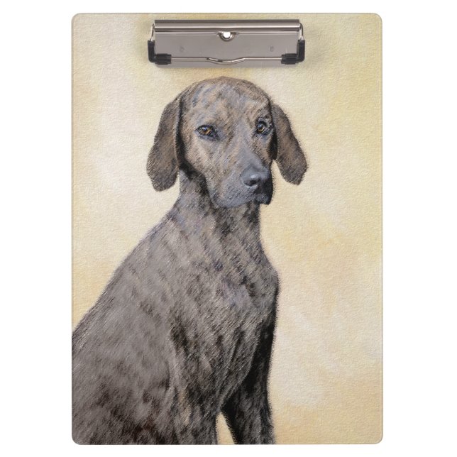 Porte-bloc Plott Peinture - Cute Original Chien Art (Devant)