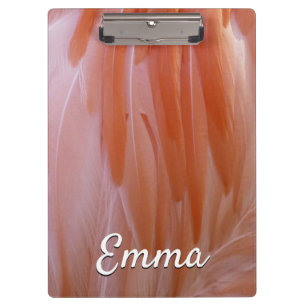 Porte-bloc Plumes de flamant rose