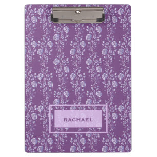 Porte-bloc Plutôt violet et floral Lilac Personnalisé