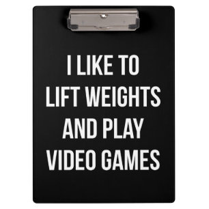 Porte-bloc Poids de levage et jeux vidéo - entraînement de je