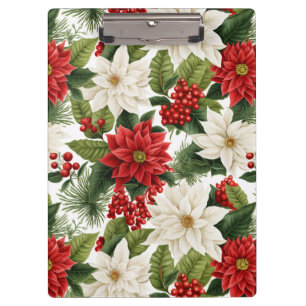 Porte-bloc Poinsettia de Noël – Décoration florale de fêtes