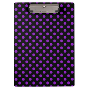 Porte-bloc Points noirs violets personnalisables