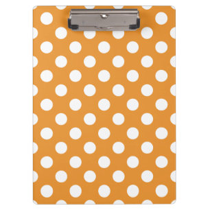 Porte-bloc Pois blancs sur ambre