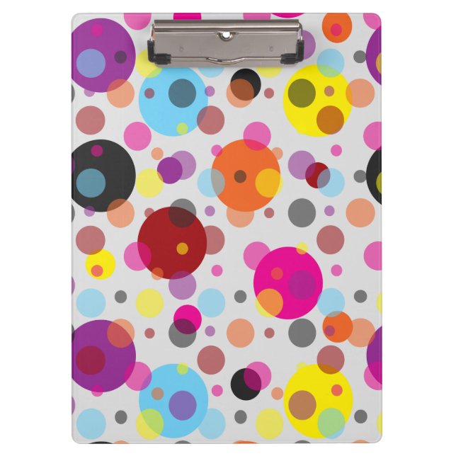 Porte-bloc Pois coloré (Devant)