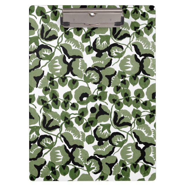 Porte-bloc Pois de Senteur (Olive) Beaux-Arts (Devant)