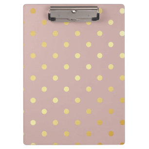 Porte-bloc pois élégant de rose d'or de faux