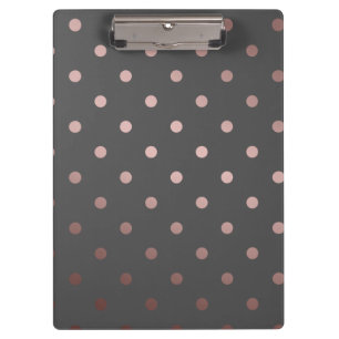 Porte-bloc pois élégants faux rose gris or