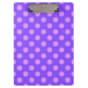 Porte-bloc Pois Lilac sur periwinkle
