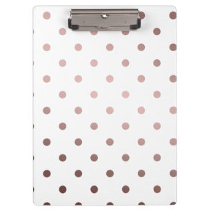 Porte-bloc pois rose d'or de faux élégant