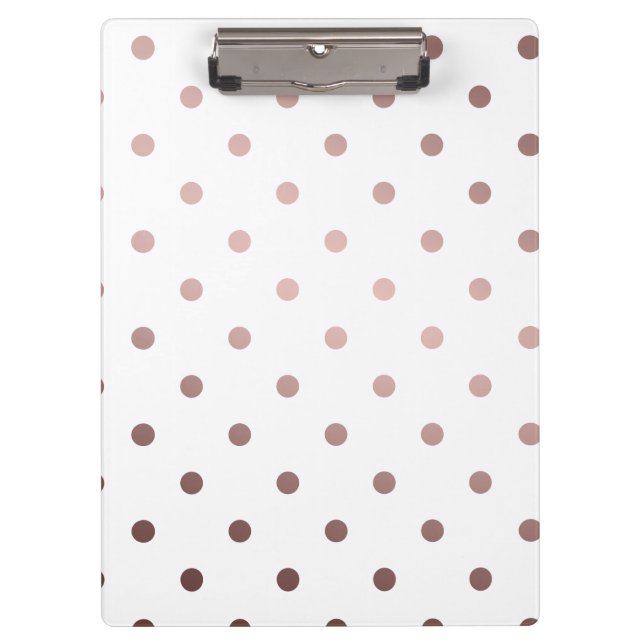 Porte-bloc pois rose d'or de faux élégant (Devant)