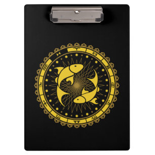 Porte-bloc Poissons - Signe Zodiaque - Symbole - Horoscope