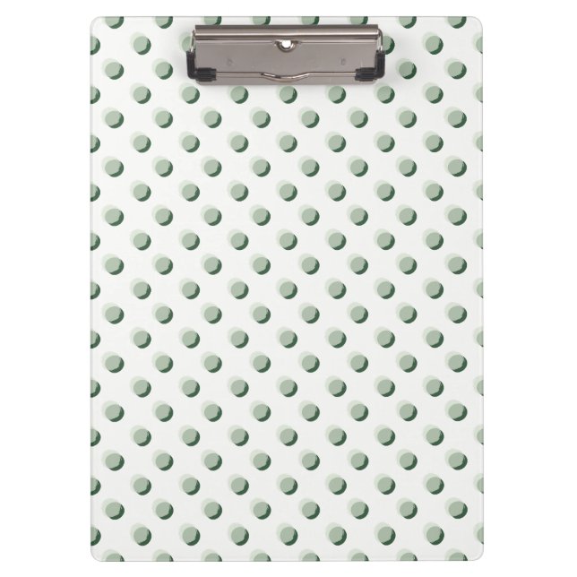 Porte-bloc Polka, tâche verte (Devant)