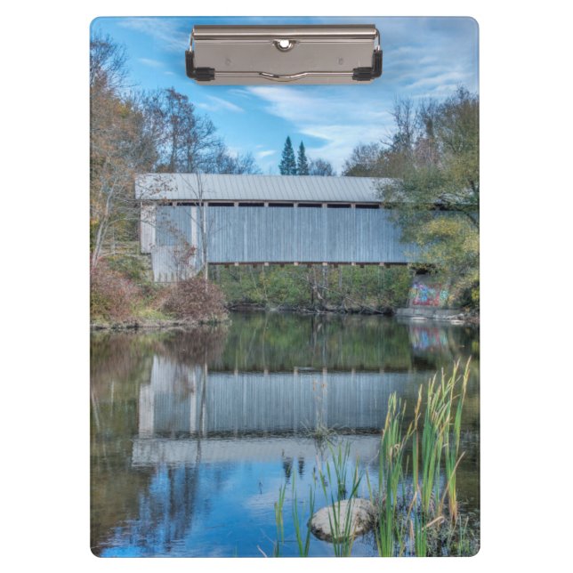 Porte-bloc Pont couvert de Milby (Devant)
