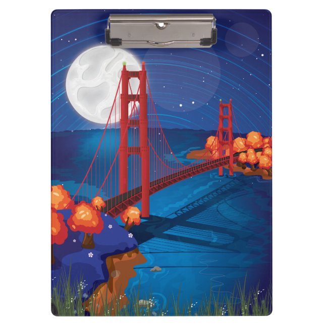 Porte-bloc Pont Golden Gate de San Francisco (Devant)