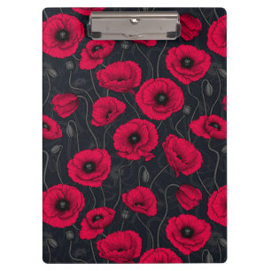 Porte-bloc Poppies rouges
