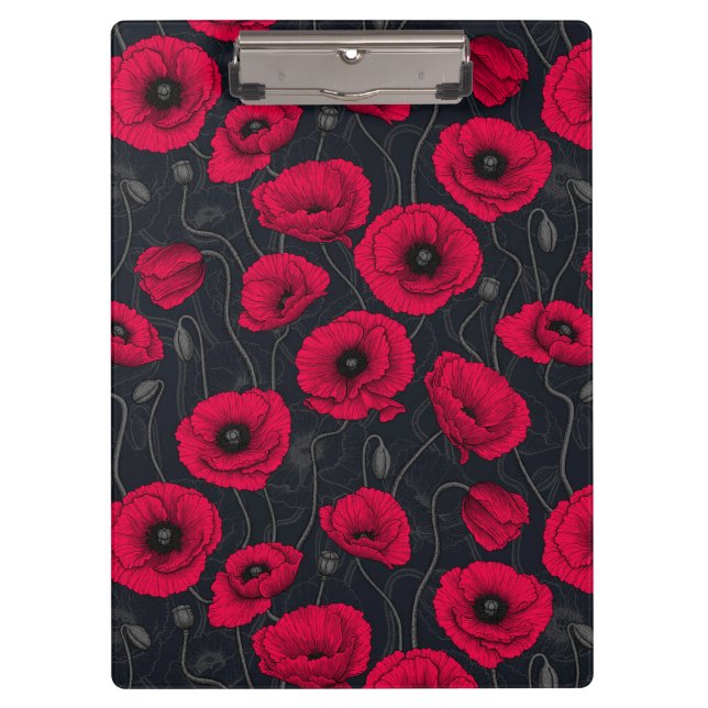 Porte-bloc Poppies rouges (Devant)
