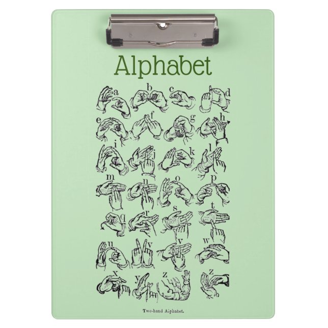 Porte-bloc Porte - bloc alphabet (Devant)