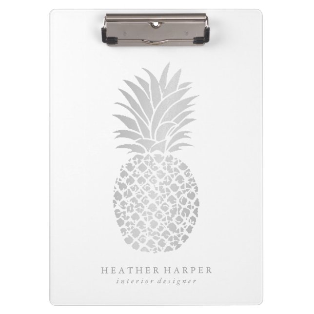 Porte-bloc Porte - bloc - ananas argenté (Devant)