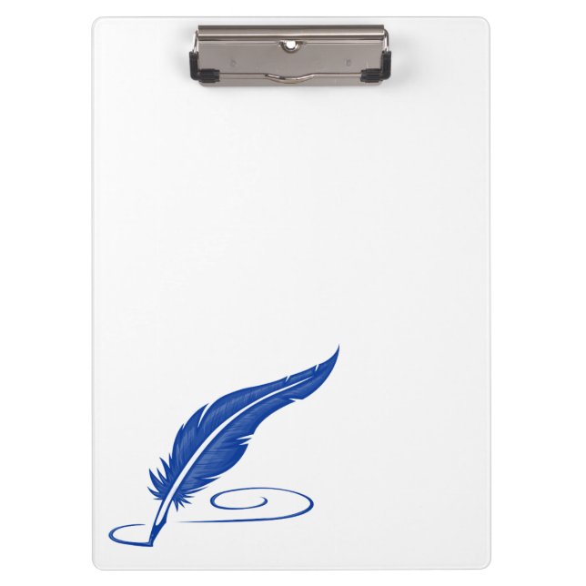 Porte-bloc porte - bloc bleu (Devant)