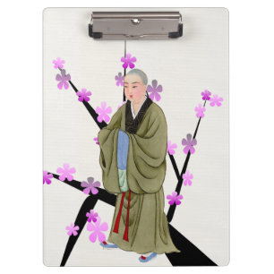 Porte-bloc Porte - bloc bouddhiste de la femme moine