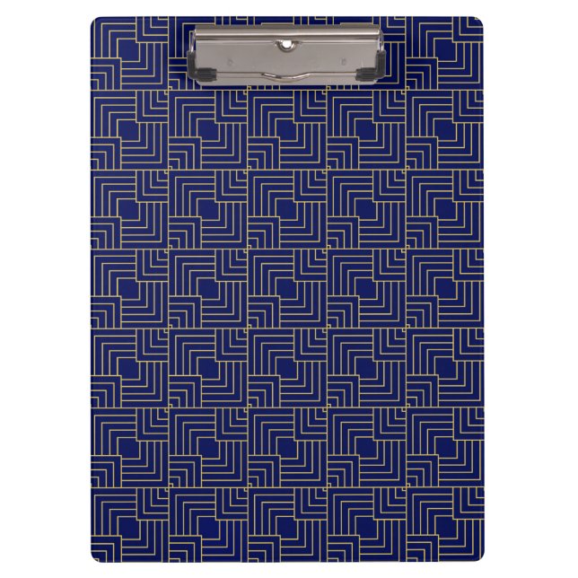 Porte-bloc Porte - bloc Carré bleu (Devant)