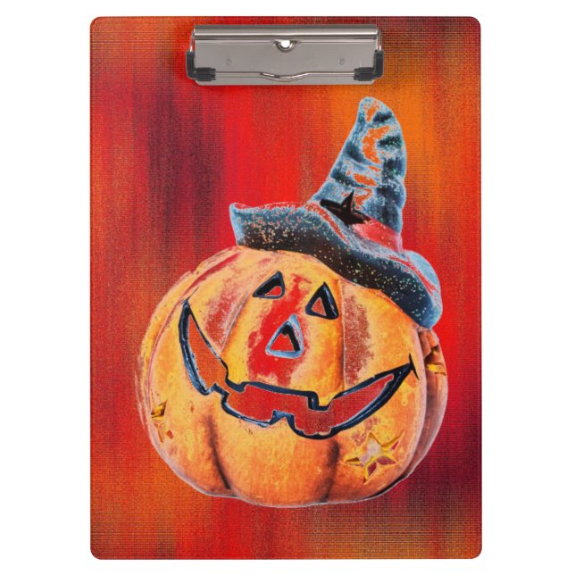Porte-bloc Porte - bloc Citrouille Halloween (Devant)