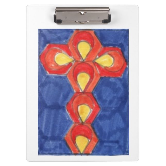 Porte-bloc Porte - bloc Cross Motif A4 (Devant)