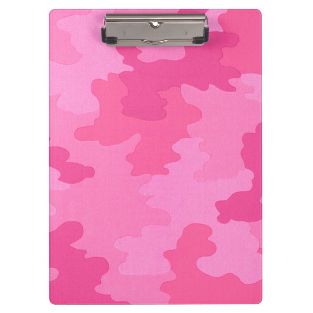 Porte-bloc Porte - bloc de camouflage rose chaud (Devant)