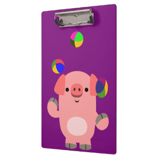 Porte-bloc Porte - bloc de cochon de dessin mignon
