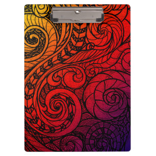Porte-bloc Porte - bloc de doodle Chaos créatif