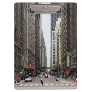 Porte-bloc Porte - bloc de la rue Chicago Madison