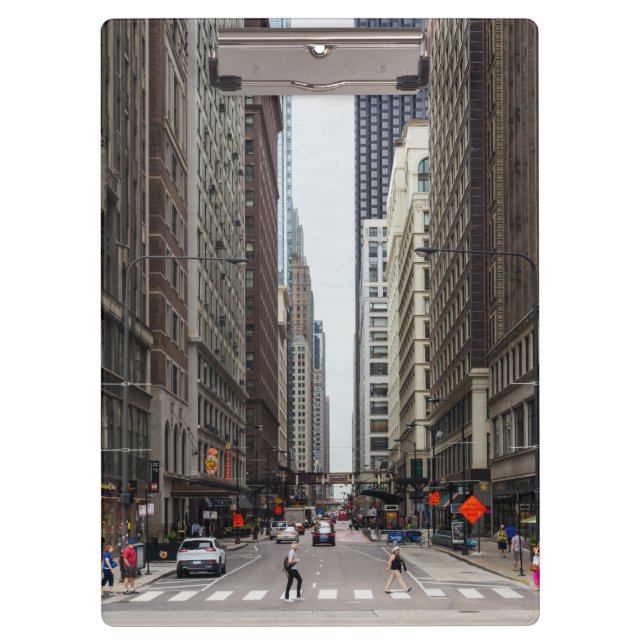 Porte-bloc Porte - bloc de la rue Chicago Madison (Devant)