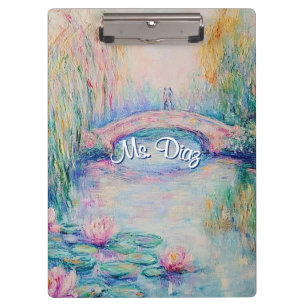 Porte-bloc Porte - bloc de lentilles d'eau inspirées par Mone