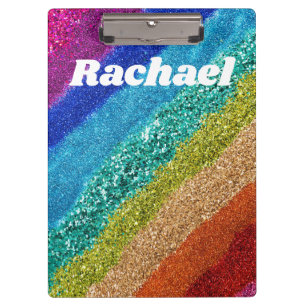 Porte-bloc Porte - bloc de Parties scintillant Rainbow