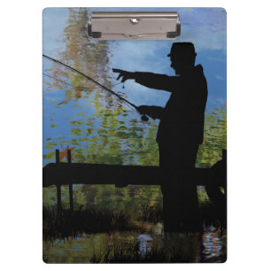 Porte-bloc Porte - bloc de retraite de pêche de l'homme âgé