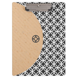 Porte-bloc Porte - bloc de style géométrique moderne