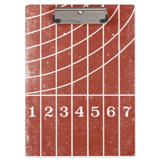 Porte-bloc Porte - bloc d'entraîneur de piste personnalisé (Devant)