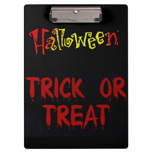 Porte-bloc Porte - bloc d'Halloween (Devant)